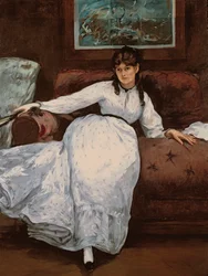 Le Repos, portrait de Berthe Morisot (1841-95), 1870